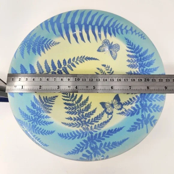 Moorland Chelsea Works Burslem Studio Pottery Stand Bowl Trinket Pin Dish Trial